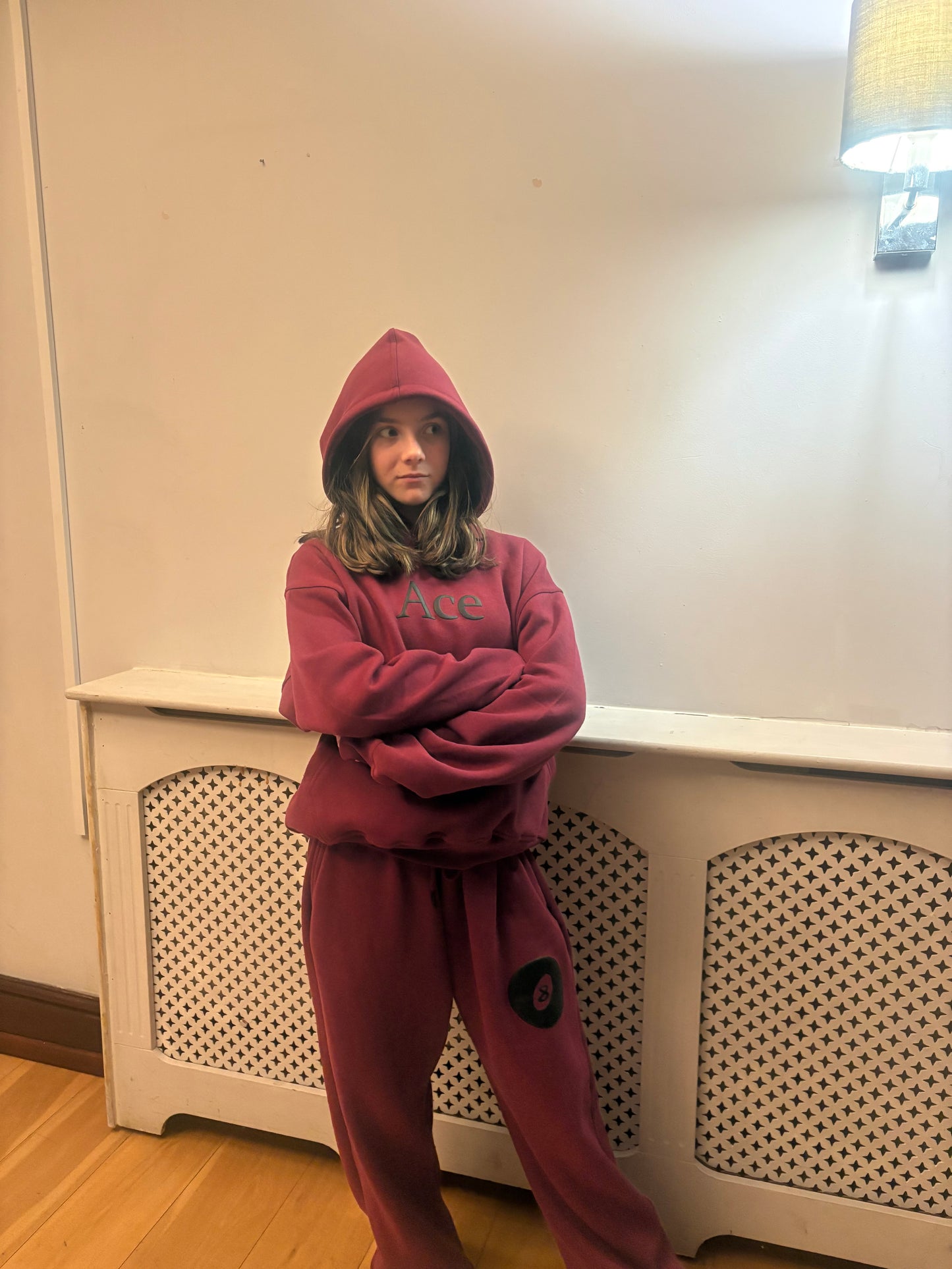 8 Burgundy Hoodie (Female) PRE-ORDER ONLY