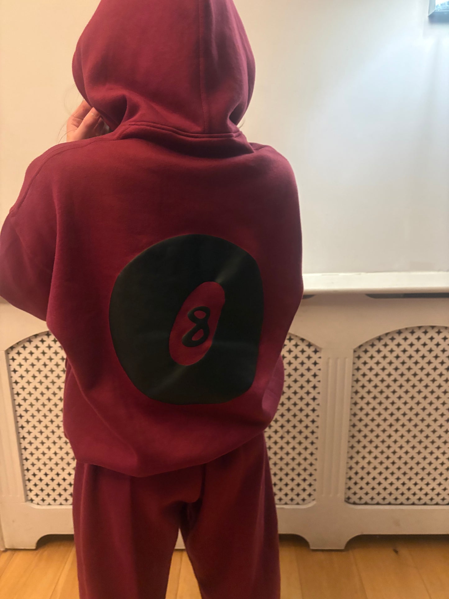 8 Burgundy Hoodie (Female) PRE-ORDER ONLY