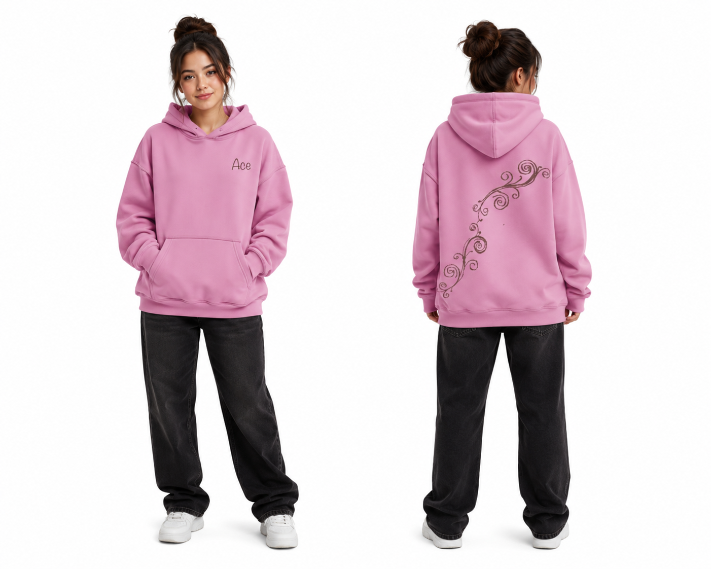 Pink Hoodie (Female).                  PRE-ORDER ONLY