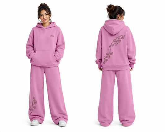 Pink Joggers (Female).                PRE-ORDER ONLY